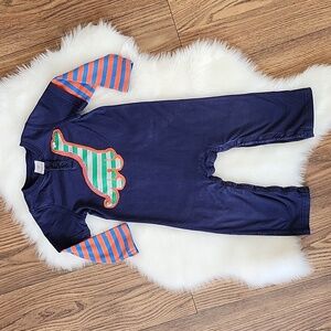 Hanna Anderson Jumper One Piece bodysuit dinasour embroidered, 3T